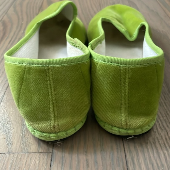 Friulane Slippers Green Velvet - Picture 2 of 4